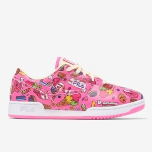 Pink Fila Sugar Treats Deserts Sneakers Hot Pink